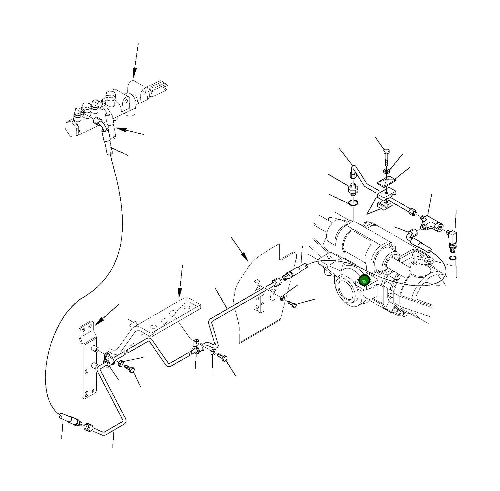 Хомут 37A-62-14250 Komatsu