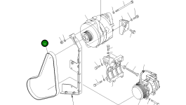 Ремень 6245-81-6370 Komatsu