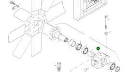 Фиксатор подшипника 895 905 40 Komatsu