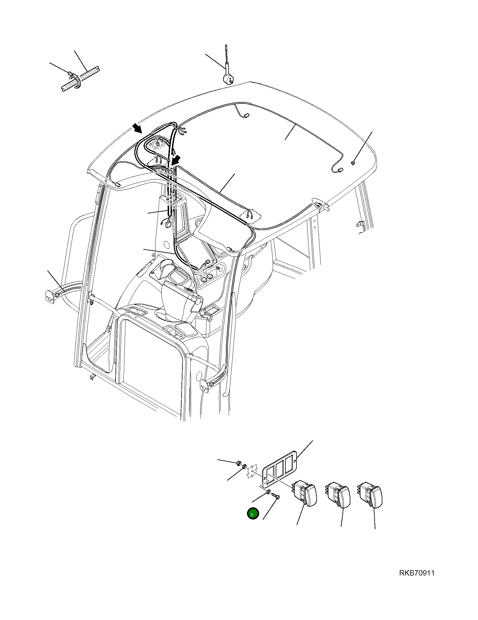 Гайка 42N-54-18890 Komatsu