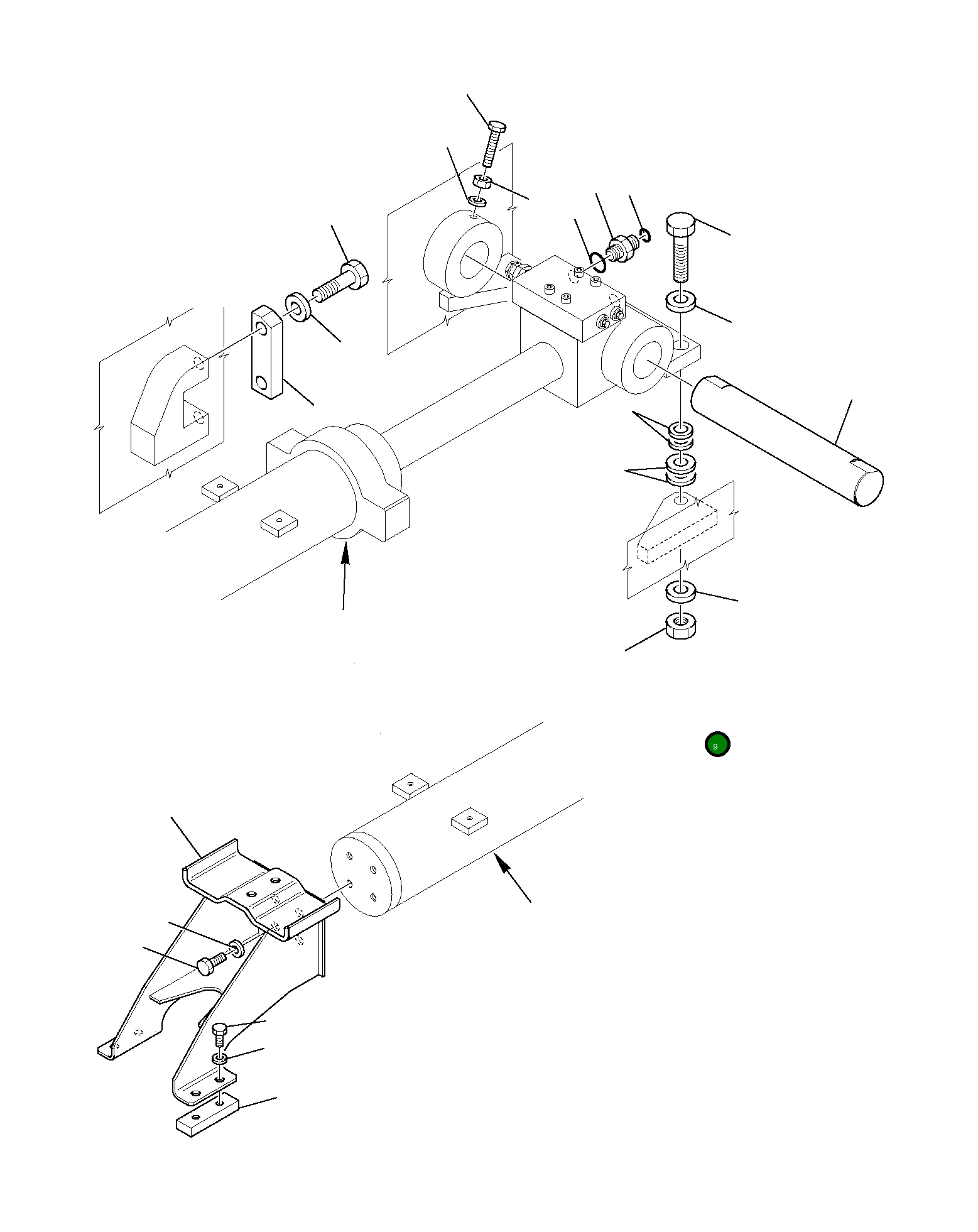 Гайка 801703214 Komatsu