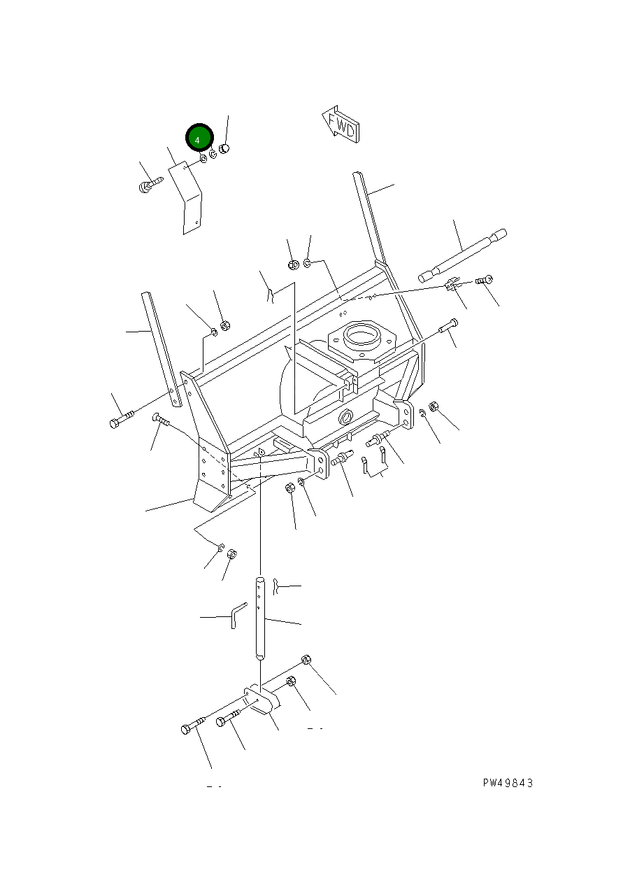Шайба TA02412100 Komatsu