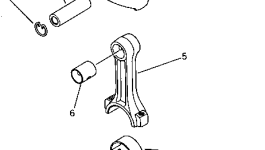 Шатун YM719810-23700 Komatsu