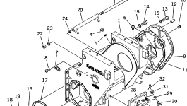 Прокладка 130-961-1651 Komatsu