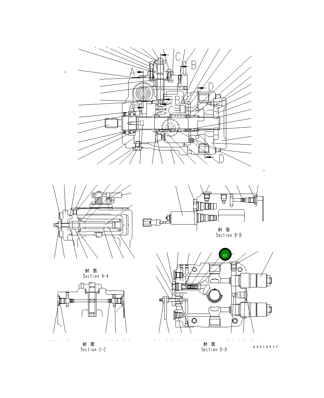 Гайка 266-81-91340 Komatsu