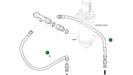 Шланг PF3/8-780L 2184-1036D125 Komatsu