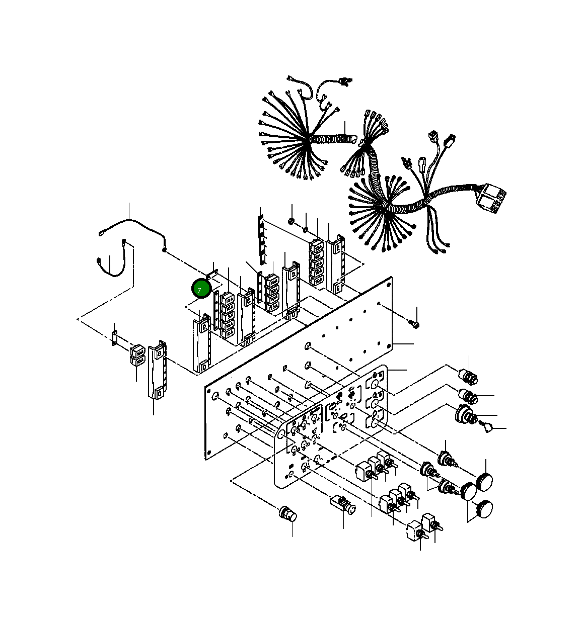 Шина с 5 отверстиями 1269 776 H1 Komatsu