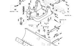 Отвал (3100 мм) 5608-1024H Komatsu