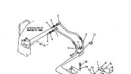 Трубка 104-62-33111 Komatsu