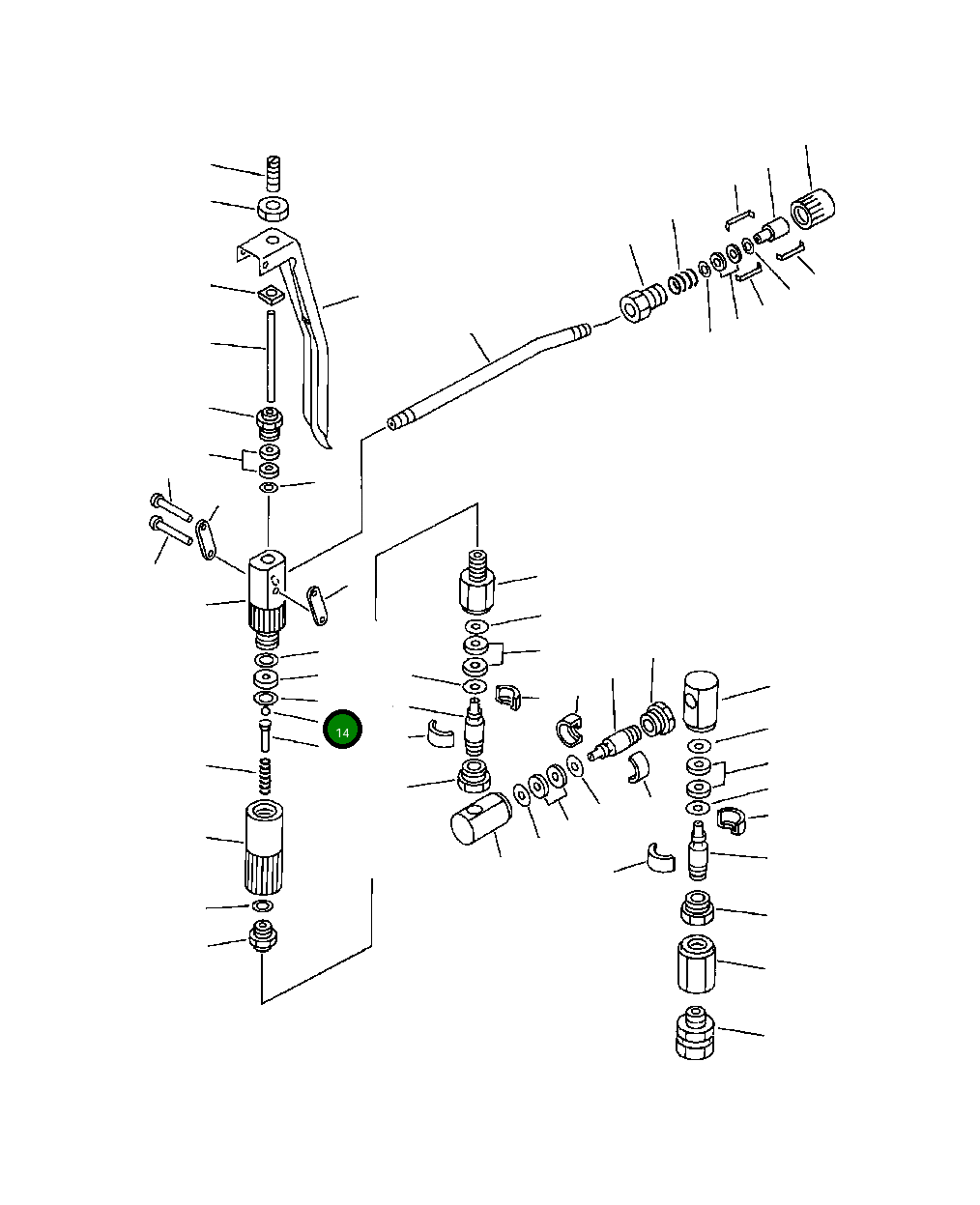 Шайба YU703082 Komatsu