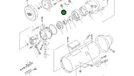 Подшипник электродвигателя MK001067 Komatsu