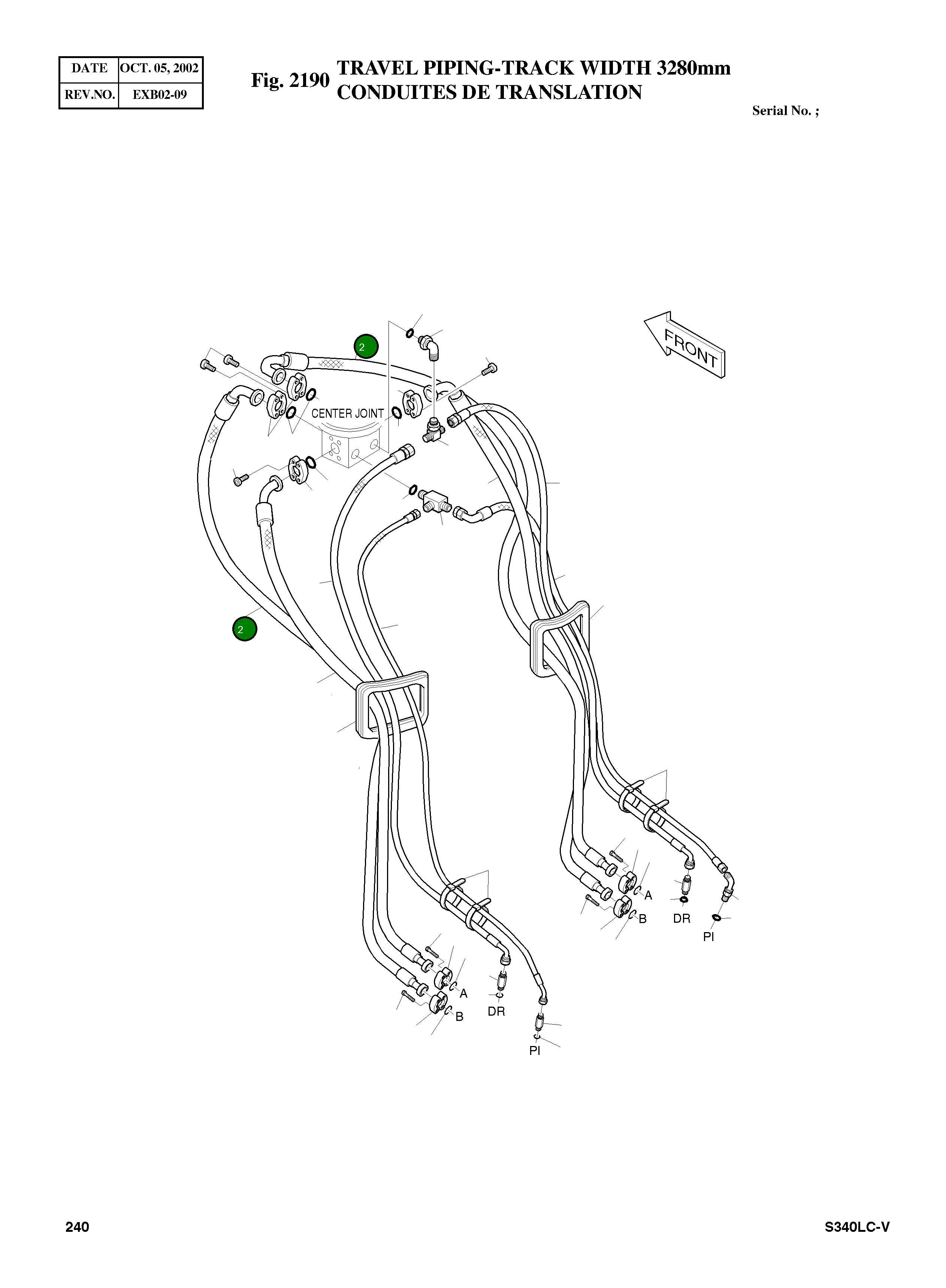 Шланг-2500L DS2040300 Komatsu