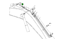 Шланг PF1/4.PT1/4-660L 2184-1027D233 Komatsu
