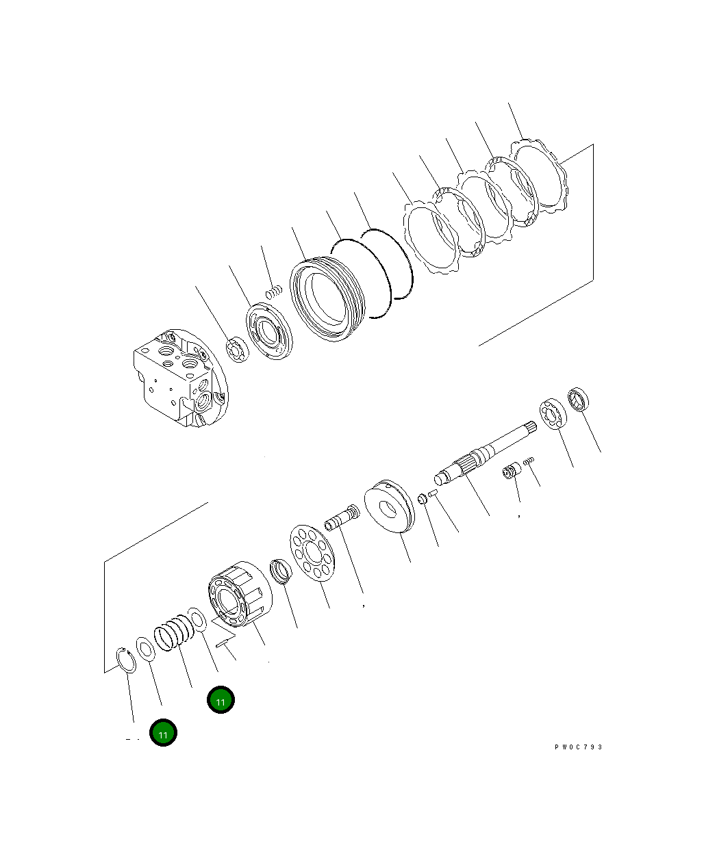 Шайба TZ310B2010-00 Komatsu