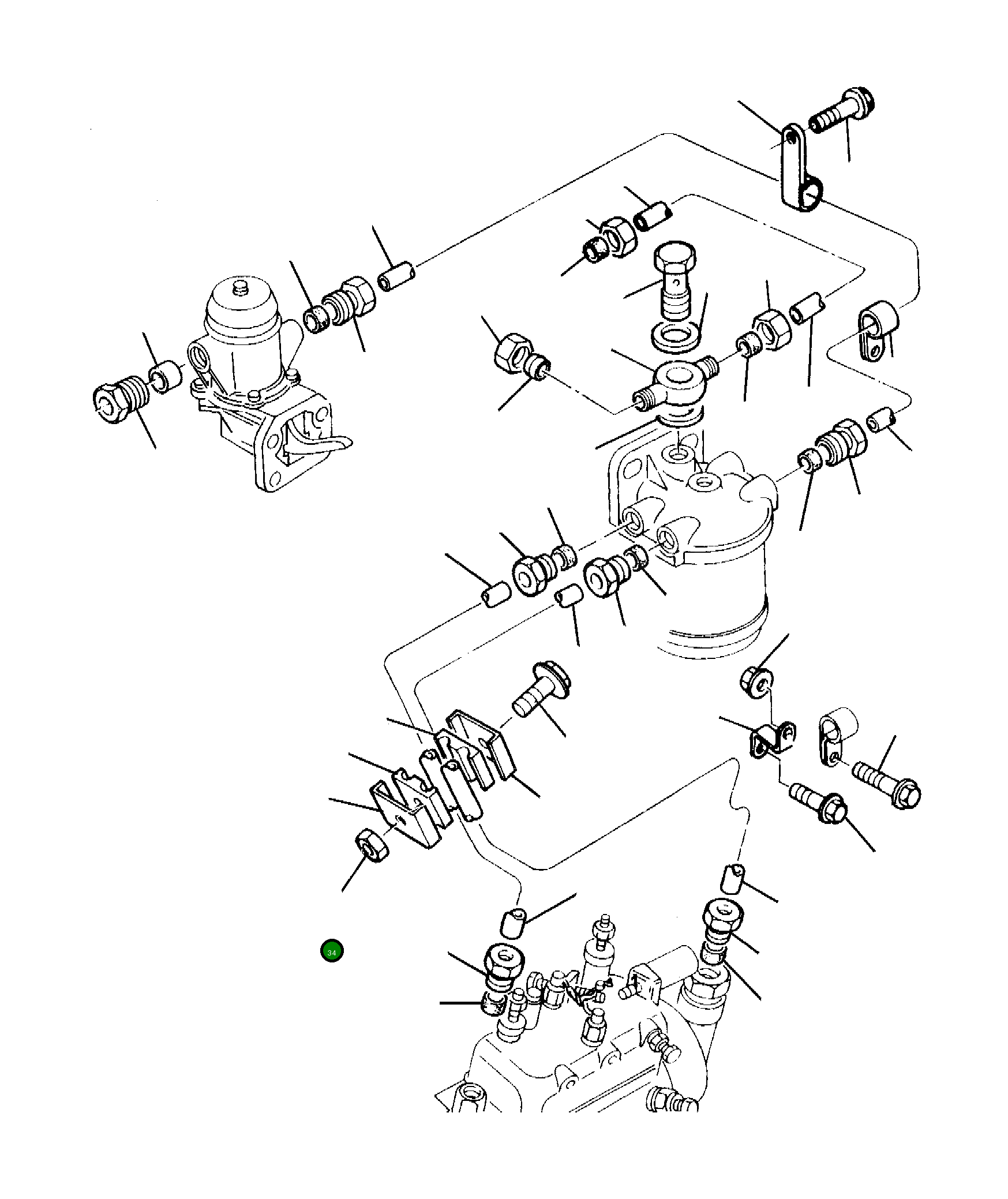 Гайка 6810-71-2140 Komatsu