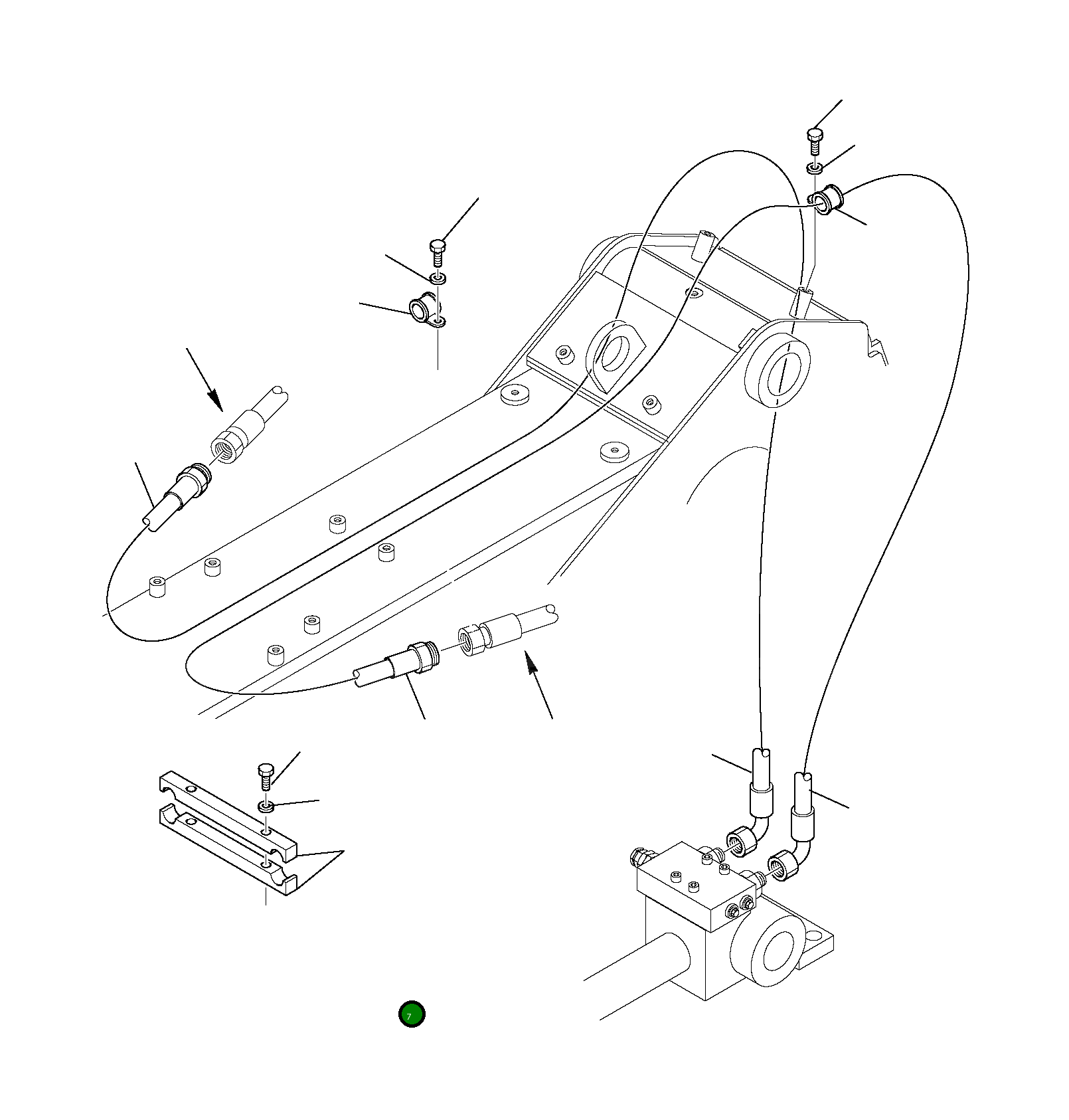 Хомут 395-70-14880 Komatsu