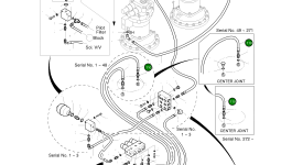 Шланг PF1/4-1600L 2184-1046D169 Komatsu