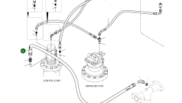 Шланг PF1-1950L 2184-1026D403 Komatsu