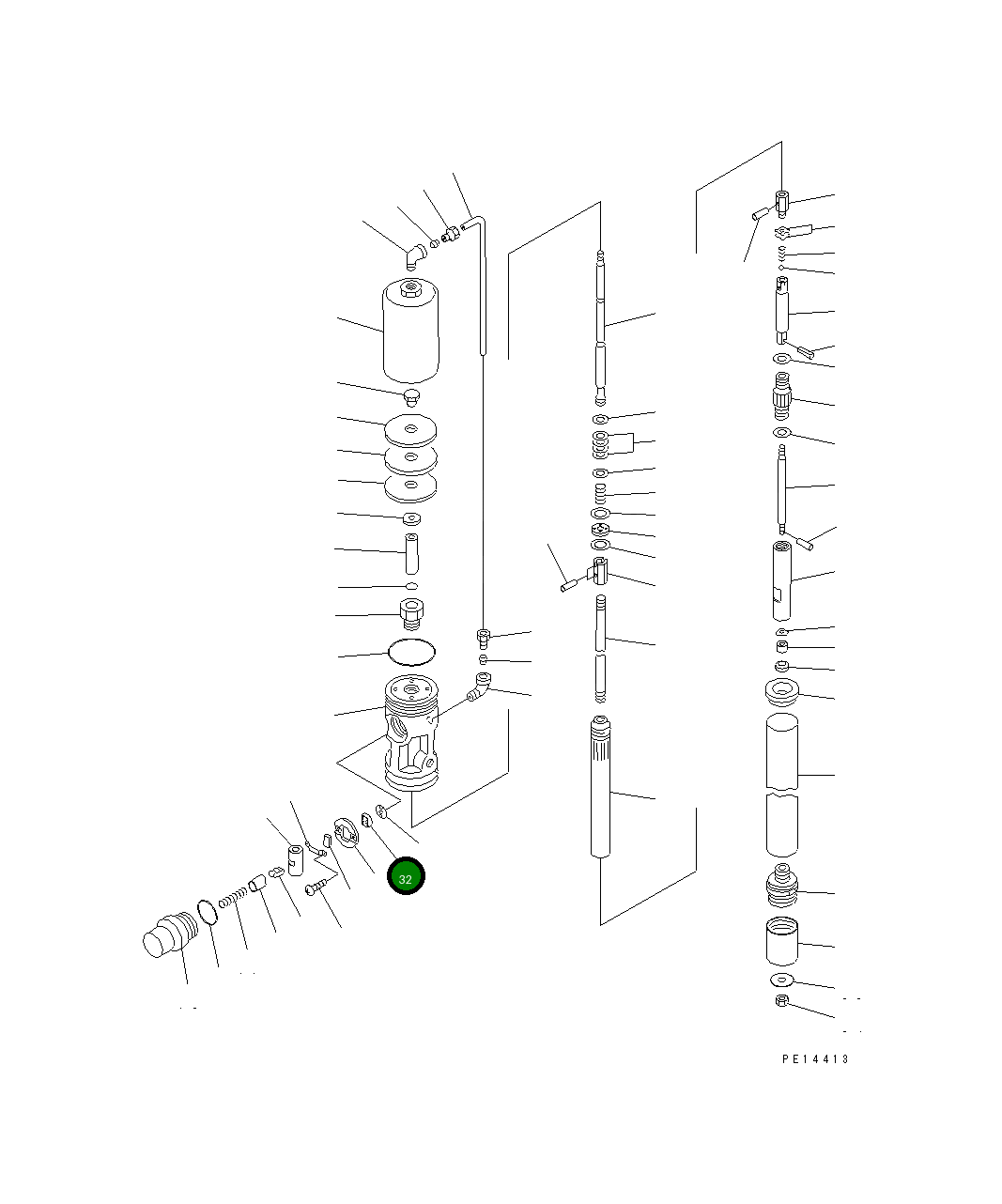 Сиденье YU701822-4 Komatsu