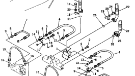 Трубка 209-62-36130 Komatsu