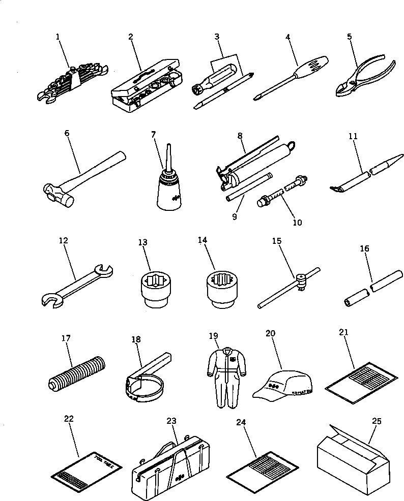 Штанга 09029-00450 Komatsu