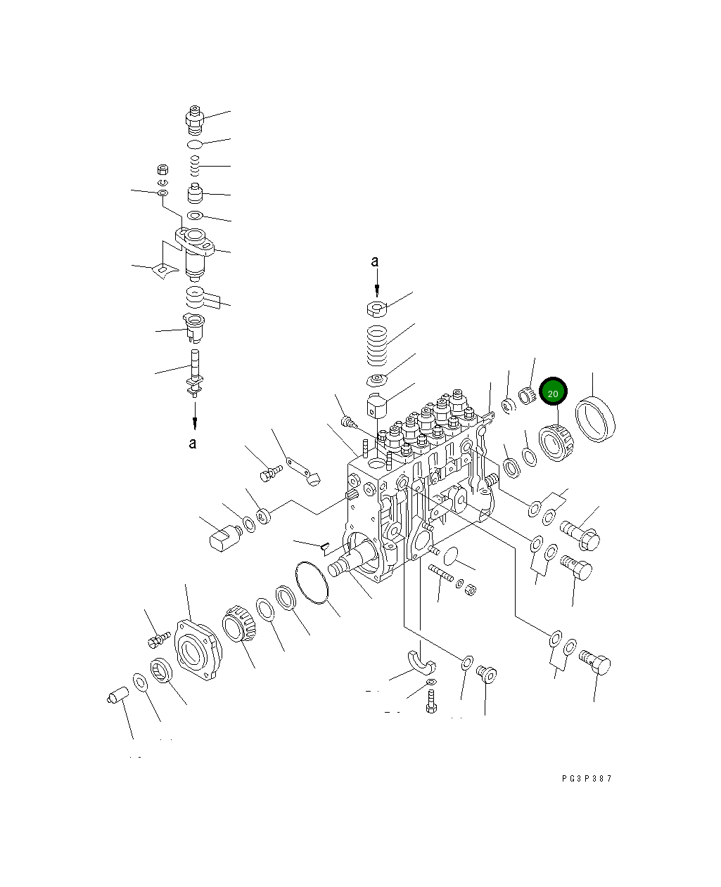 Роликовый подшипник ND949101-0140 Komatsu