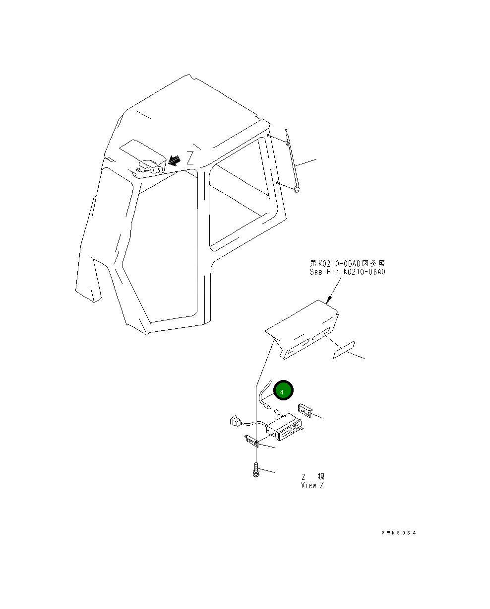 Шнур 08912-50900 Komatsu