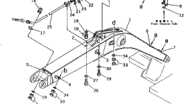Клипса 205-970-1680 Komatsu