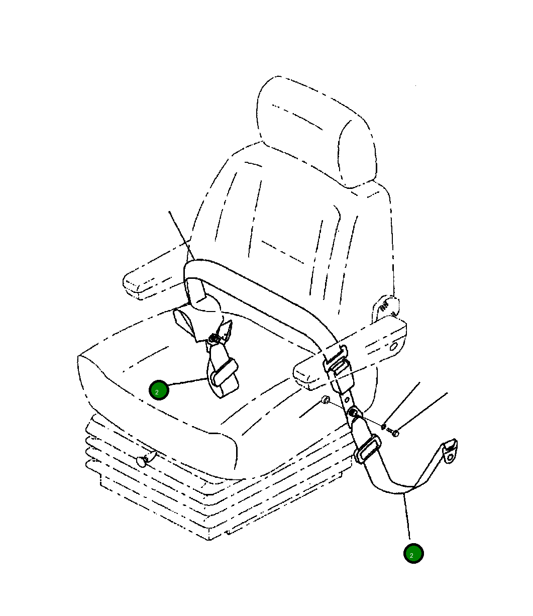Страховочный ремень 427-57-A1230 Komatsu