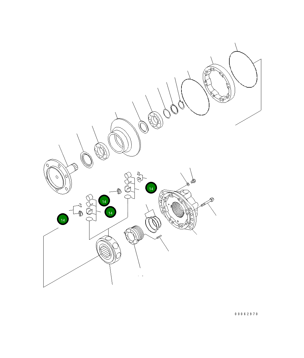 Ремкомплект PM005937798D Komatsu