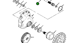 Конический роликовый подшипник (внутренний) 659 713 R91 Komatsu