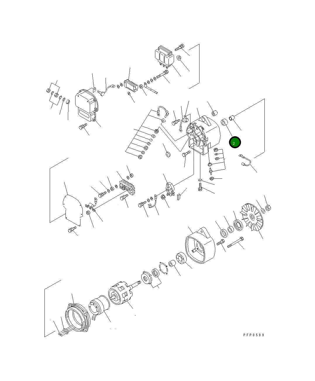 Обойма подшипника DR9436064 Komatsu