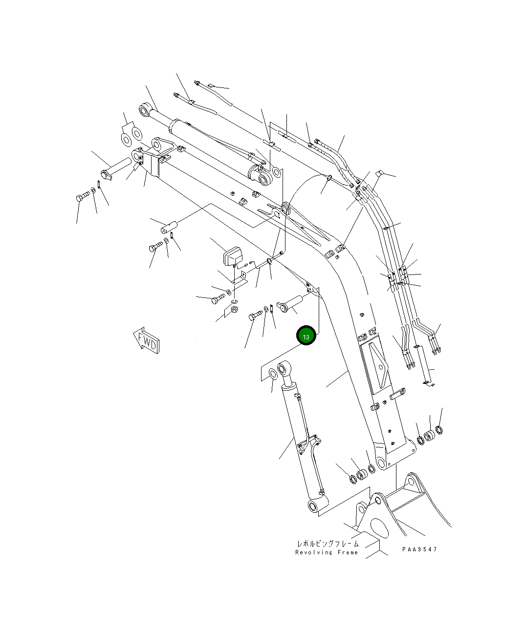 Штифт 201-70-71261 Komatsu