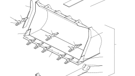 Отвал, левая сторона 421-71-H2660 Komatsu