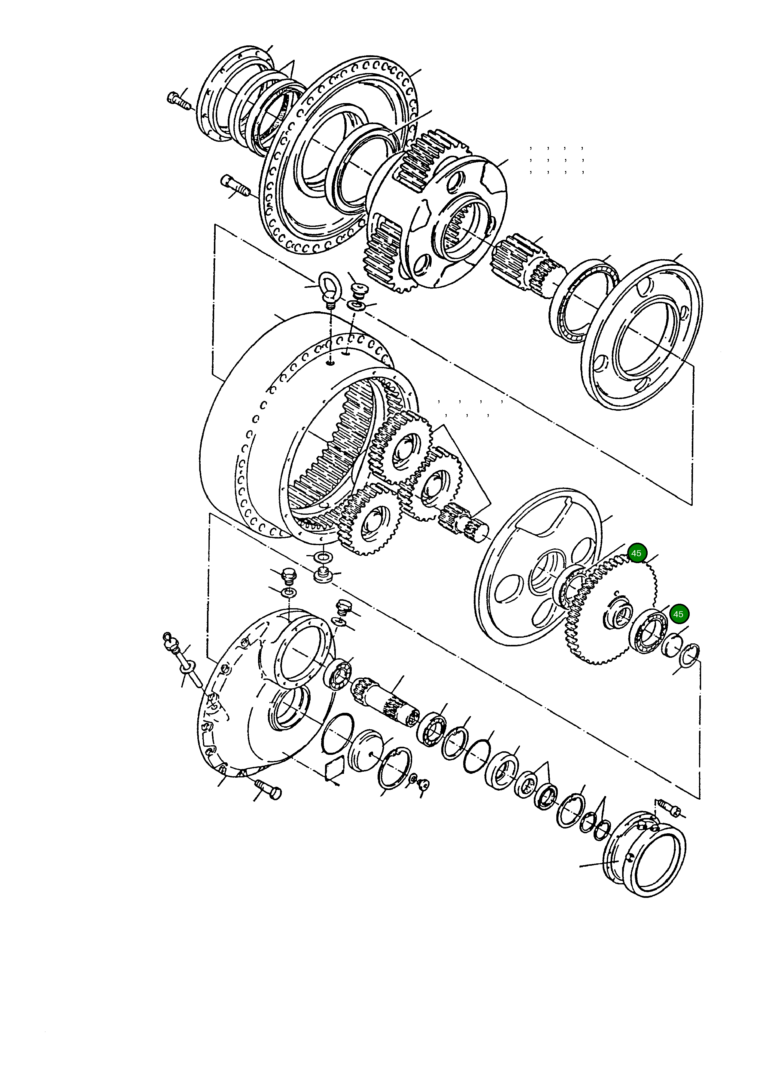 Шарикоподшипник 360 526 99 Komatsu