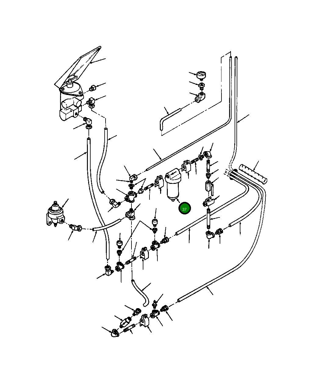 Фильтр воздушный 102 673 Komatsu