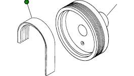 Многоручьевой ремень 6216-84-6420 Komatsu
