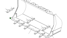 Отвал (сварной) 423-75-H2G40 Komatsu