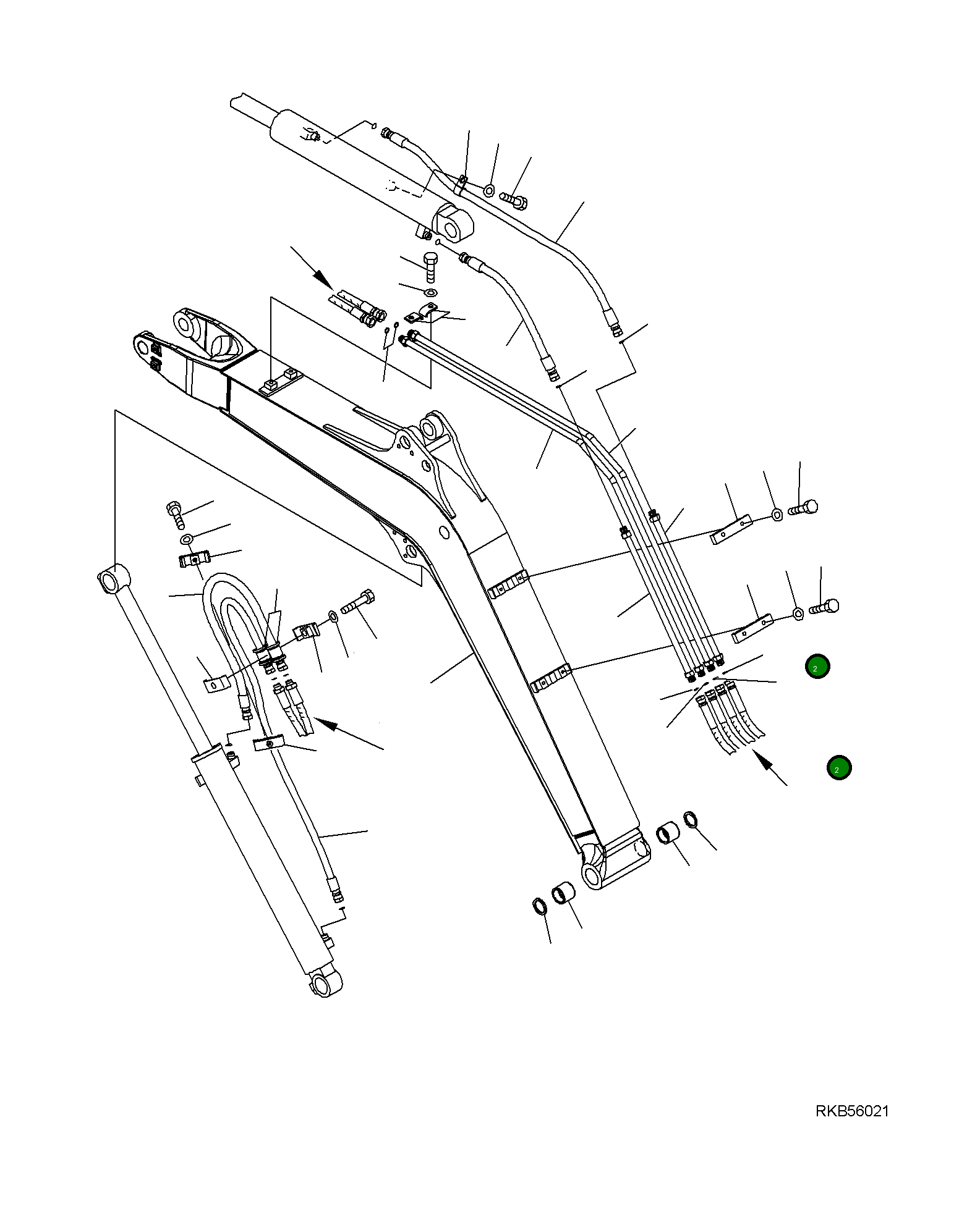 Хомут 22L-70-R7B21 Komatsu