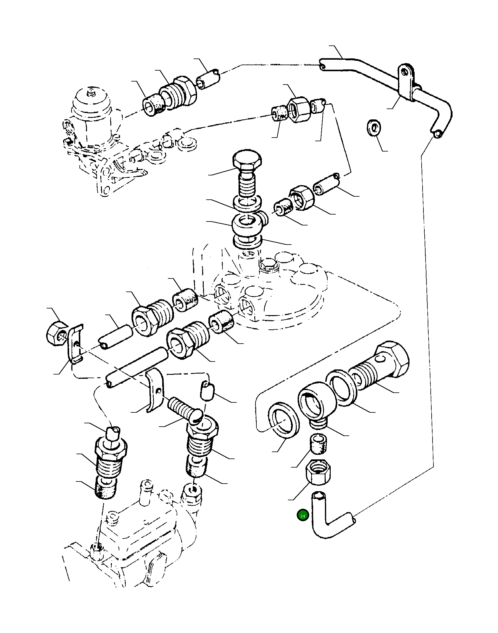 Гайка P33225414 Komatsu