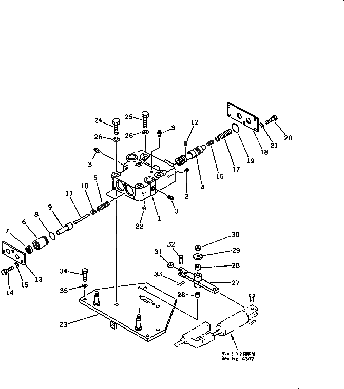Шток 120-40-32120 Komatsu