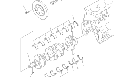 Шпонка 6206-31-1540 Komatsu