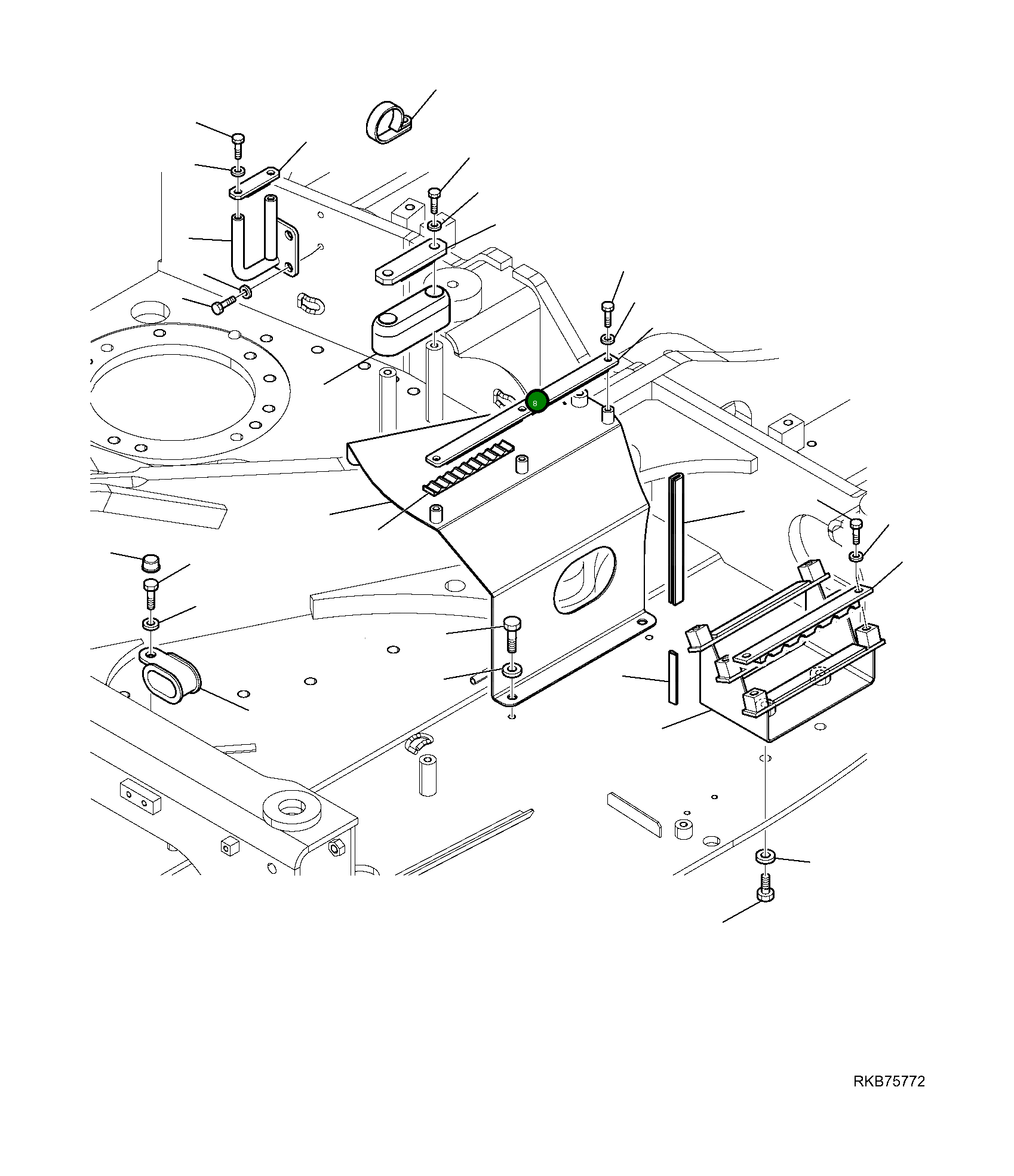 Хомут 22E-62-21281 Komatsu