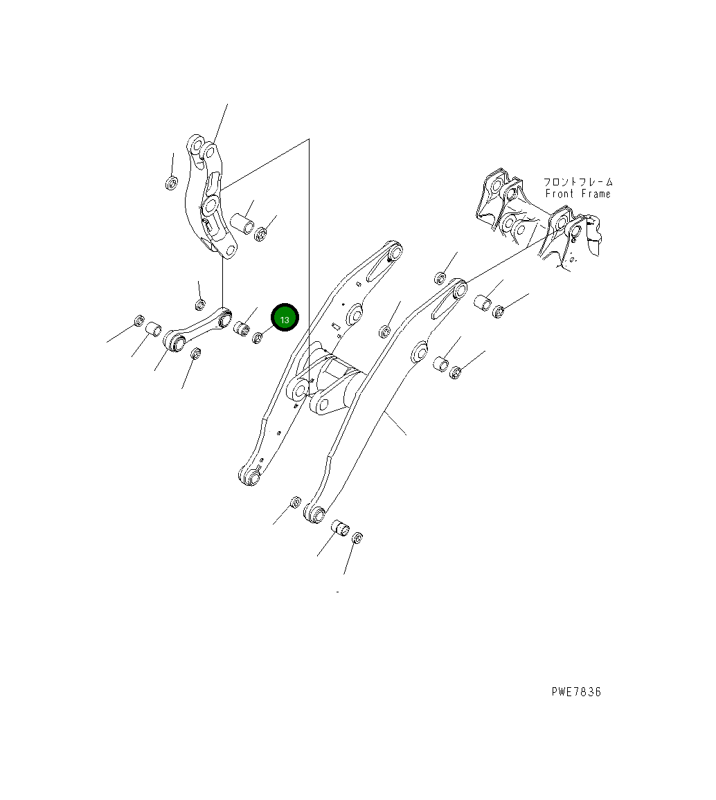 Втулка 426-S95-2150 Komatsu