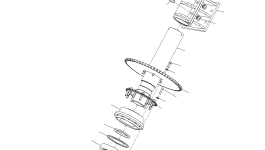 Фиксатор подшипника 794 156 73 Komatsu