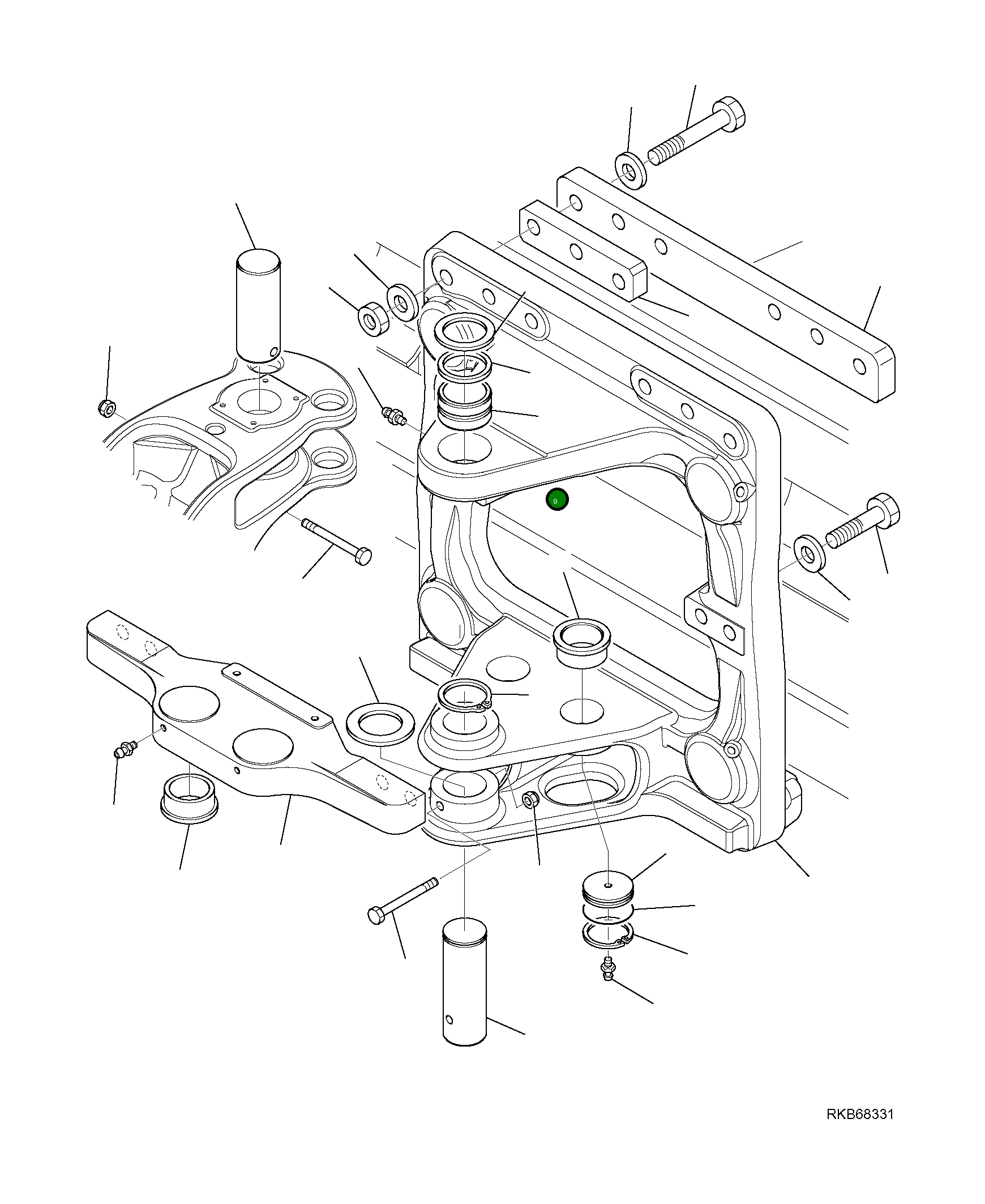 Втулка 42N-856-2470 Komatsu