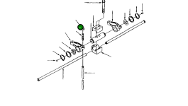 Гайка 6742-01-1280 Komatsu