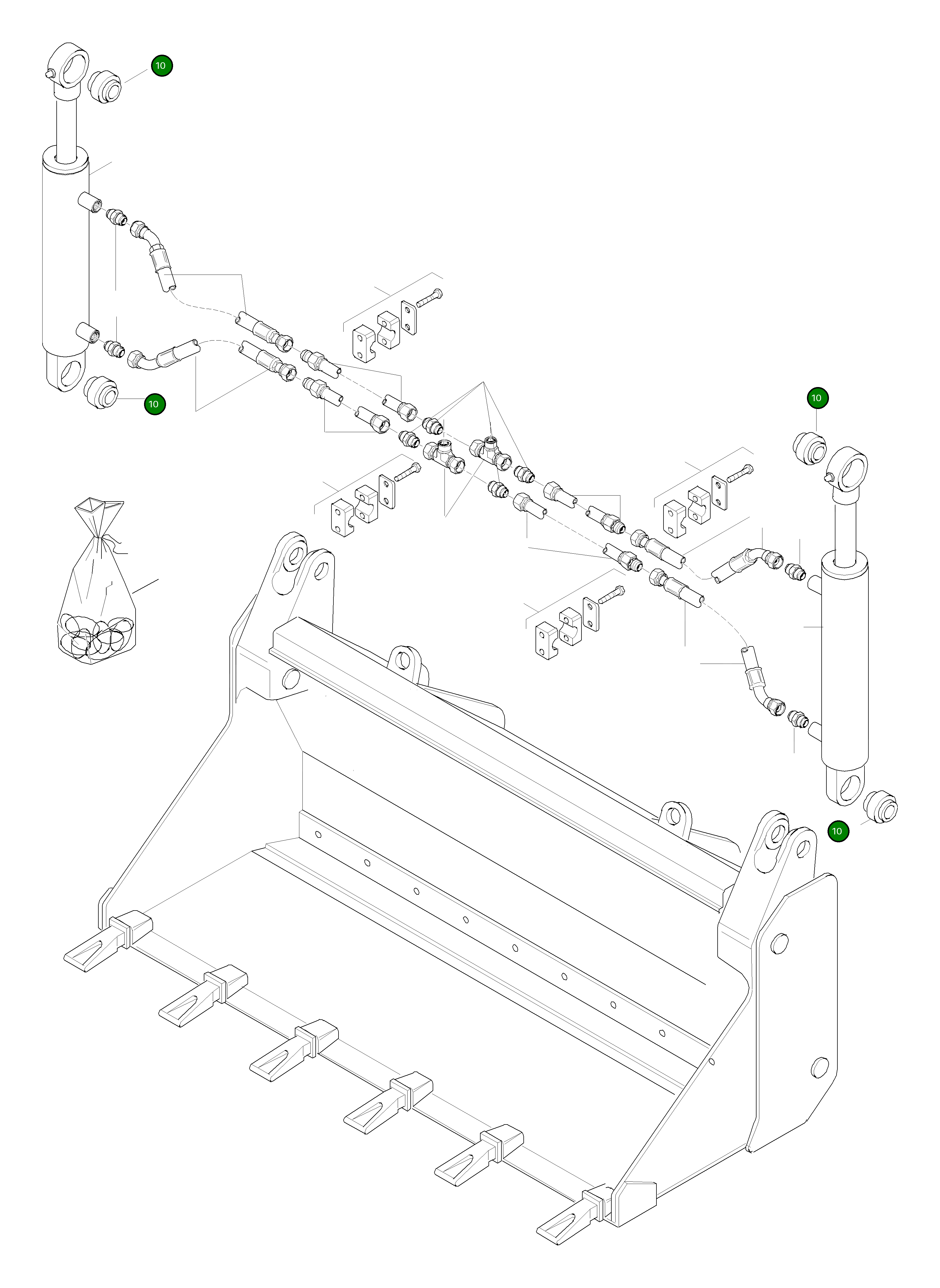 Шаровой шарнир 42T-70-H0P10 Komatsu
