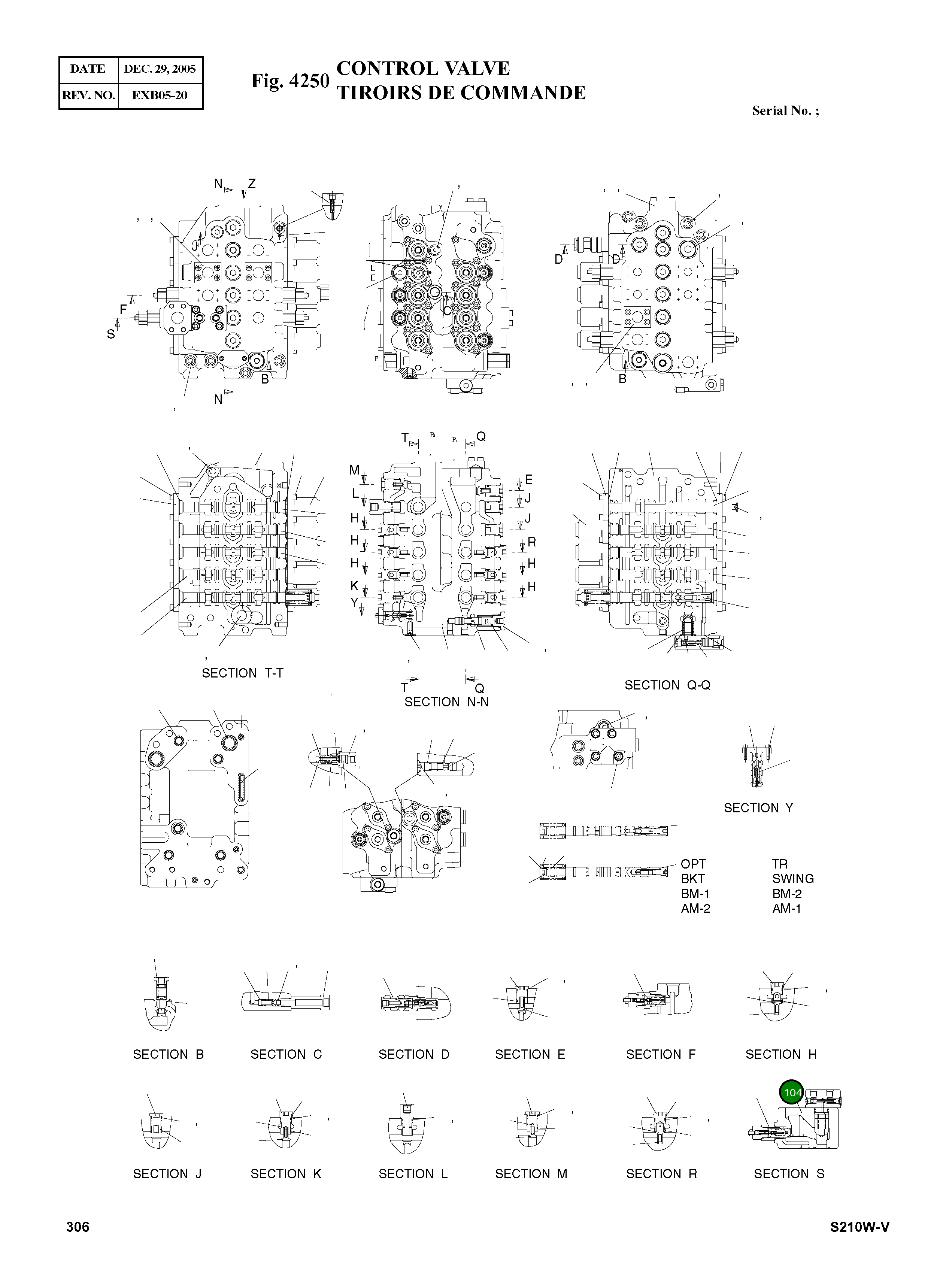 Клапан удержания BM, в сборе 2420-1209A Komatsu