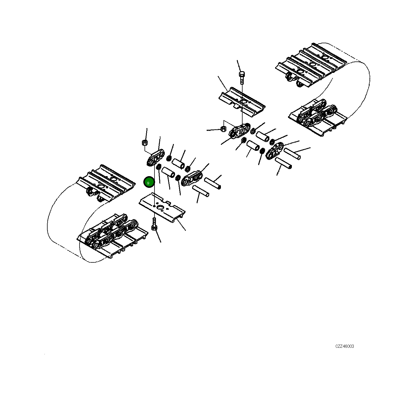 Гайка 208-32-71220 Komatsu